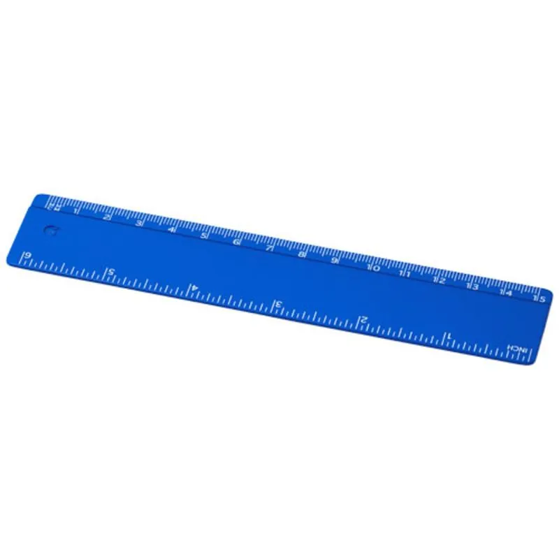 Regla de plástico reciclado de 15 cm Refari